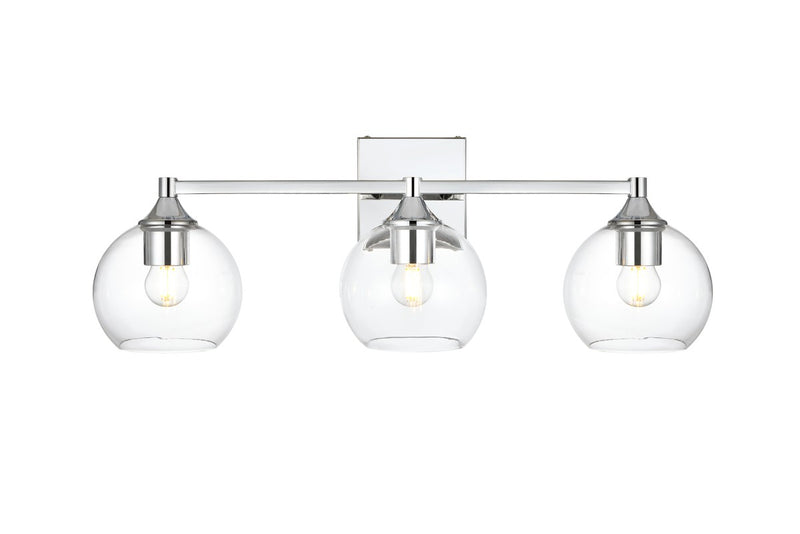Elegant Lighting - LD7308W25CH - Three Light Bath Sconce - Foster - Chrome
