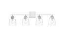 Elegant Lighting - LD7309W34CH - Four Light Bath Sconce - Harris - Chrome