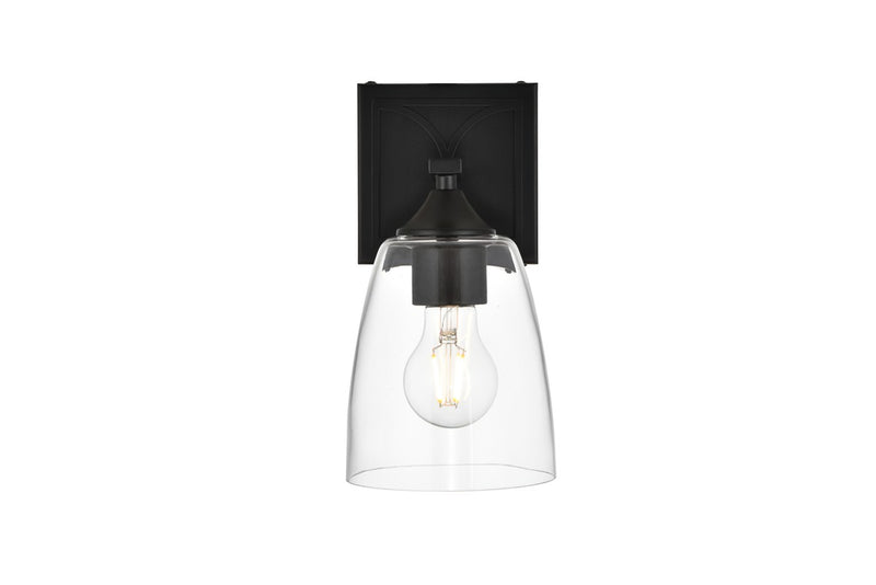 Elegant Lighting - LD7309W5BLK - One Light Bath Sconce - Harris - Black