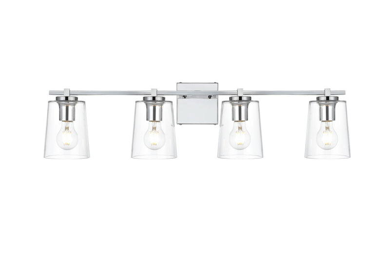 Elegant Lighting - LD7310W33CH - Four Light Bath Sconce - Kacey - Chrome