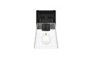 Elegant Lighting - LD7312W5BLK - One Light Bath Sconce - Merrick - Black