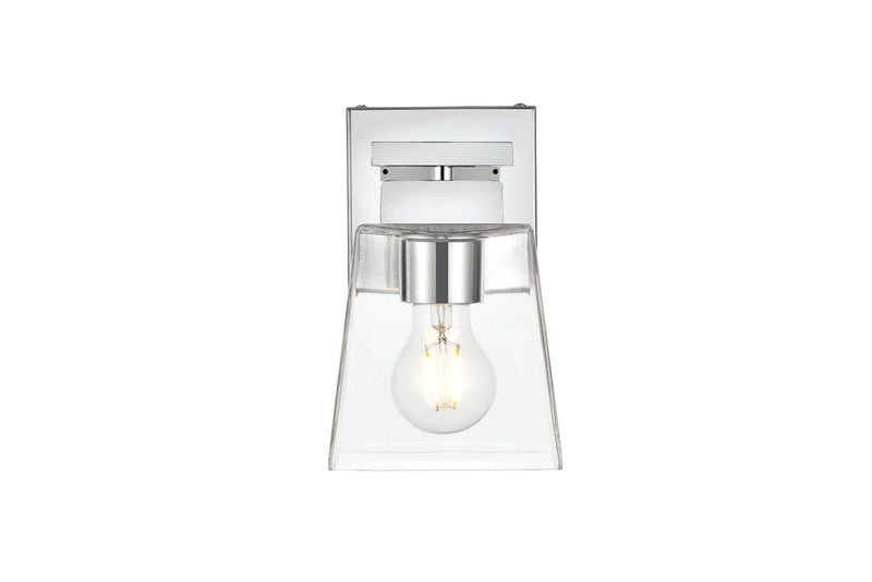 Elegant Lighting - LD7312W5CH - One Light Bath Sconce - Merrick - Chrome and Clear