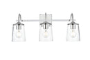 Elegant Lighting - LD7313W24CH - Three Light Bath Sconce - Avani - Chrome