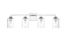 Elegant Lighting - LD7314W32CH - Four Light Bath Sconce - Ronnie - Chrome