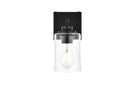 Elegant Lighting - LD7314W5BLK - One Light Bath Sconce - Ronnie - Black