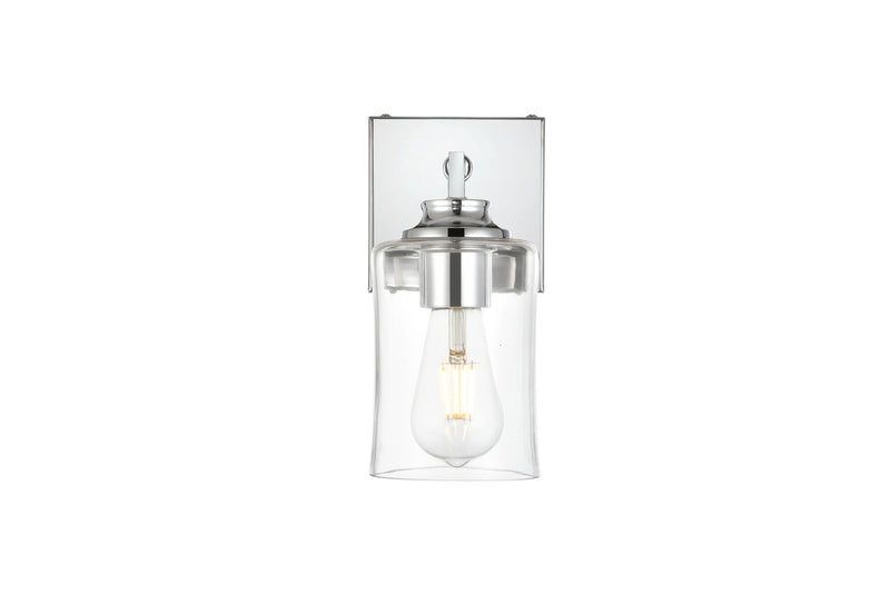 Elegant Lighting - LD7314W5CH - One Light Bath Sconce - Ronnie - Chrome and Clear