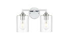 Elegant Lighting - LD7315W14CH - Two Light Bath Sconce - Mayson - Chrome