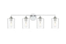 Elegant Lighting - LD7315W33CH - Four Light Bath Sconce - Mayson - Chrome