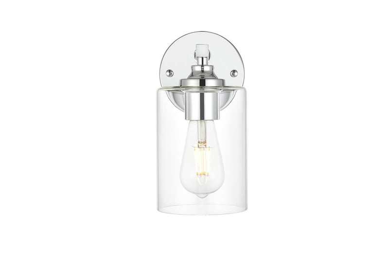 Elegant Lighting - LD7315W5CH - One Light Bath Sconce - Mayson - Chrome and Clear