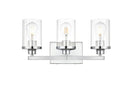Elegant Lighting - LD7316W18CH - Three Light Bath Sconce - Saanvi - Chrome