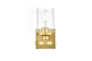Elegant Lighting - LD7316W5BRA - One Light Bath Sconce - Saanvi - Brass