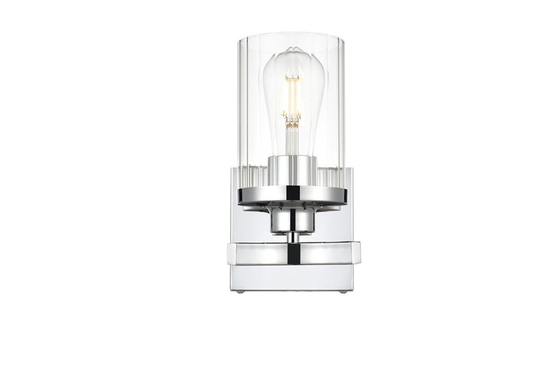 Elegant Lighting - LD7316W5CH - One Light Bath Sconce - Saanvi - Chrome and Clear