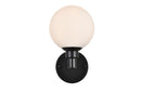 Elegant Lighting - LD7317W6BLK - One Light Bath Sconce - Cordelia - Black