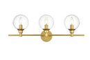 Elegant Lighting - LD7318W28BRA - Three Light Bath Sconce - Jaelynn - Brass