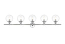 Elegant Lighting - LD7318W47CH - Five Light Bath Sconce - Jaelynn - Chrome