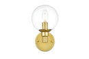 Elegant Lighting - LD7318W6BRA - One Light Bath Sconce - Jaelynn - Brass