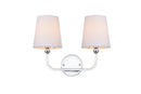 Elegant Lighting - LD7322W16CH - Two Light Bath Sconce - Colson - Chrome