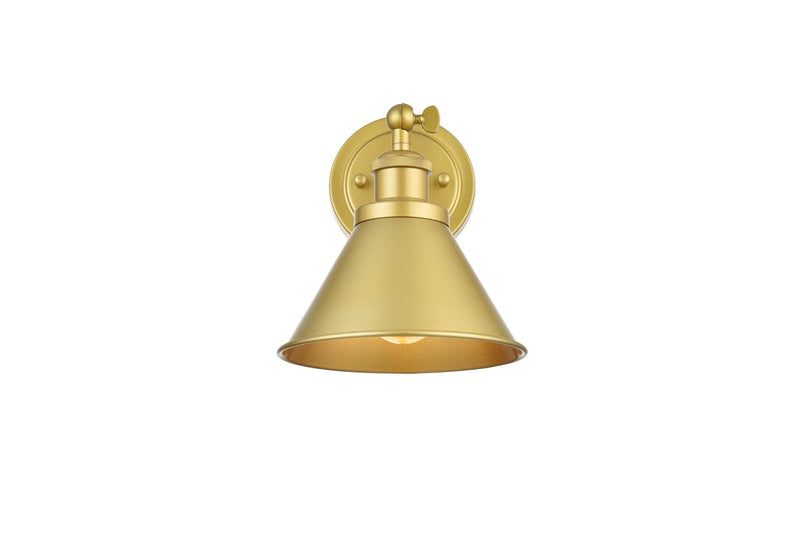 Elegant Lighting - LD7324W7BRA - One Light Bath Sconce - Bentley - Brass