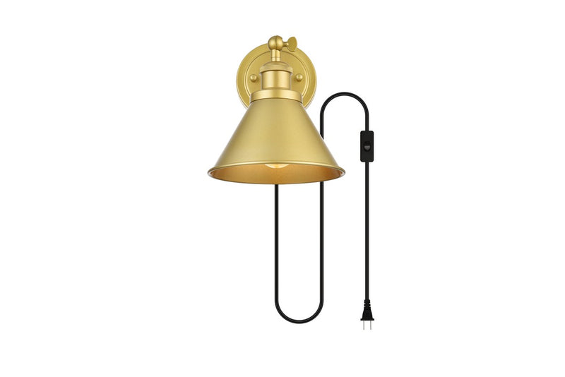 Elegant Lighting - LD7329W7BRA - One Light Wall Sconce - Blaise - Brass