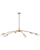 Fredrick Ramond - FR33328HB - LED Chandelier - Atera - Heritage Brass