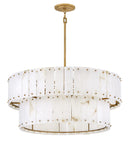 LED Chandelier<br /><span style="color:#4AB0CE;">Entrega: 4-10 dias en USA</span><br /><span style="color:#4AB0CE;font-size:60%;">PREGUNTE POR ENTREGA EN PANAMA</span><br />Collection: Simone<br />Finish: Burnished Gold
