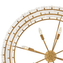 LED Chandelier<br /><span style="color:#4AB0CE;">Entrega: 4-10 dias en USA</span><br /><span style="color:#4AB0CE;font-size:60%;">PREGUNTE POR ENTREGA EN PANAMA</span><br />Collection: Simone<br />Finish: Burnished Gold