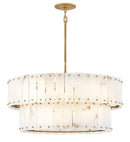 LED Chandelier<br /><span style="color:#4AB0CE;">Entrega: 4-10 dias en USA</span><br /><span style="color:#4AB0CE;font-size:60%;">PREGUNTE POR ENTREGA EN PANAMA</span><br />Collection: Simone<br />Finish: Burnished Gold