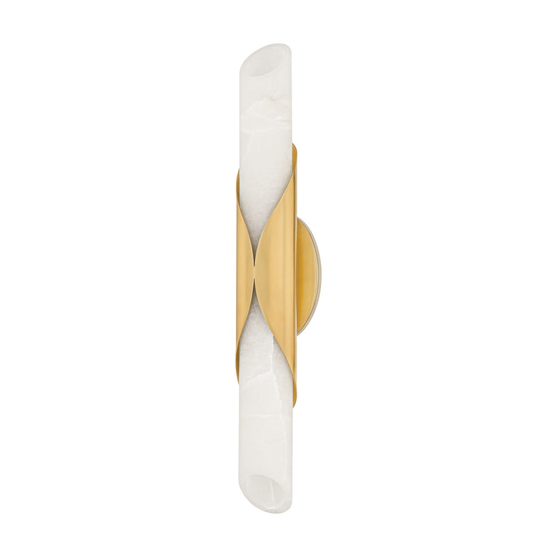 Corbett Lighting - 372-02-VPB - Two Light Wall Sconce - Camilla - Vintage Polished Brass