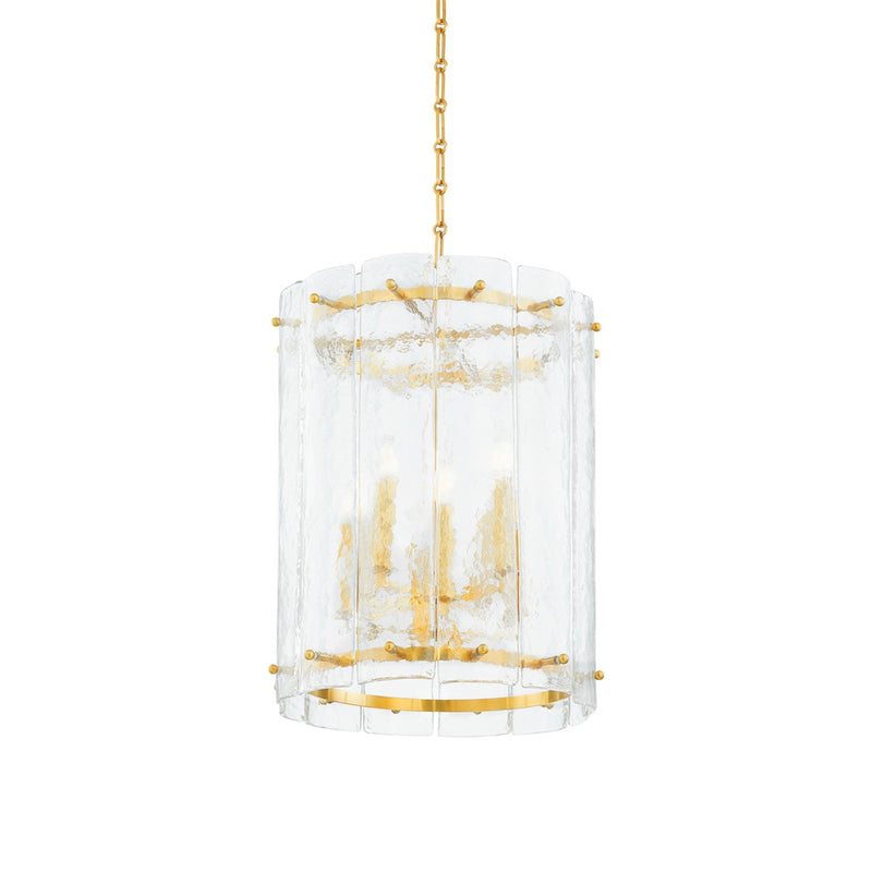 Corbett Lighting - 375-20-VPB - Eight Light Lantern - Rio - Vintage Polished Brass