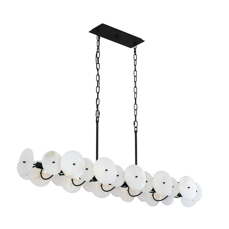 Ten Light Linear Pendant<br /><span style="color:#4AB0CE;">Entrega: 15-16 semanas en USA</span><br /><span style="color:#4AB0CE;font-size:60%;">PREGUNTE POR ENTREGA EN PANAMA</span><br />Collection: Cosmos<br />Finish: Matte Black