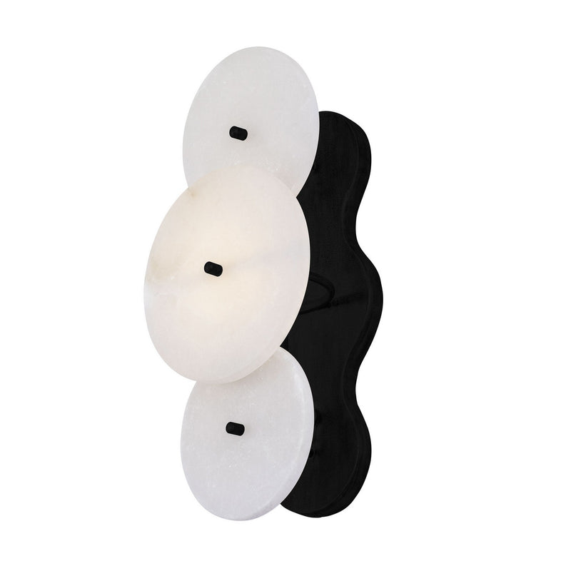 One Light Wall Sconce<br /><span style="color:#4AB0CE;">Entrega: 4-10 dias en USA</span><br /><span style="color:#4AB0CE;font-size:60%;">PREGUNTE POR ENTREGA EN PANAMA</span><br />Collection: Cosmos<br />Finish: Matte Black