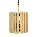 Two Light Pendant<br /><span style="color:#4AB0CE;">Entrega: 4-10 dias en USA</span><br /><span style="color:#4AB0CE;font-size:60%;">PREGUNTE POR ENTREGA EN PANAMA</span><br />Collection: Suratto<br />Finish: Matte Black/Honey Blonde