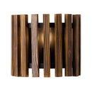 One Light Wall Sconce<br /><span style="color:#4AB0CE;">Entrega: 3-4 semanas en USA</span><br /><span style="color:#4AB0CE;font-size:60%;">PREGUNTE POR ENTREGA EN PANAMA</span><br />Collection: Suratto<br />Finish: Matte Black/Medium Walnut