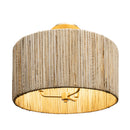 Three Light Semi-Flush Mount<br /><span style="color:#4AB0CE;">Entrega: 4-10 dias en USA</span><br /><span style="color:#4AB0CE;font-size:60%;">PREGUNTE POR ENTREGA EN PANAMA</span><br />Collection: Jacob's Ladder<br />Finish: French Gold
