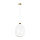Visual Comfort Modern - 700TDKPR13CNB-LED927 - LED Pendant - Kapoor - Clear/Natural Brass
