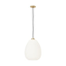 Visual Comfort Modern - 700TDKPR13OPNB-LED927 - LED Pendant - Kapoor - Opal/Natural Brass
