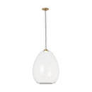 Visual Comfort Modern - 700TDKPR17CNB-LED927 - LED Pendant - Kapoor - Clear/Natural Brass