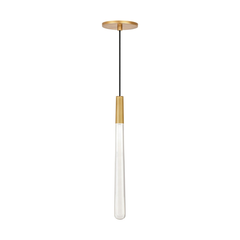 Visual Comfort Modern - 700TRSPPYLC1RNB-LED930 - LED Pendant - Pylon - Natural Brass