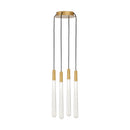 Visual Comfort Modern - 700TRSPPYLC4RNB-LED930 - LED Chandelier - Pylon - Natural Brass