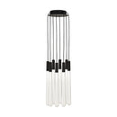 Visual Comfort Modern - 700TRSPPYLC8RB-LED930 - LED Chandelier - Pylon - Nightshade Black