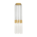 Visual Comfort Modern - 700TRSPPYLC8RNB-LED930 - LED Chandelier - Pylon - Natural Brass