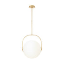 Visual Comfort Modern - SLPD10327OPNB - LED Pendant - Fues - Natural Brass