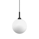 LED Pendant<br /><span style="color:#4AB0CE;">Entrega: 4-10 dias en USA</span><br /><span style="color:#4AB0CE;font-size:60%;">PREGUNTE POR ENTREGA EN PANAMA</span><br />Collection: Glass Globe<br />Finish: Matte Black