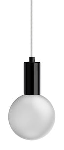 LED Pendant<br /><span style="color:#4AB0CE;">Entrega: 4-10 dias en USA</span><br /><span style="color:#4AB0CE;font-size:60%;">PREGUNTE POR ENTREGA EN PANAMA</span><br />Collection: 3" Acrylic Globe<br />Finish: Frosted