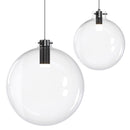 LED Pendant<br /><span style="color:#4AB0CE;">Entrega: 4-10 dias en USA</span><br /><span style="color:#4AB0CE;font-size:60%;">PREGUNTE POR ENTREGA EN PANAMA</span><br />Collection: Clear Glass Sphere<br />Finish: Matte Black
