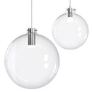 BlackJack Lighting - SP-SPS-CL-08-PC-30K-3W-SP5 - LED Pendant - Clear Glass Sphere - Polished Chrome
