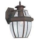Generation Lighting - 8038-71 - One Light Outdoor Wall Lantern - Lancaster - Antique Bronze