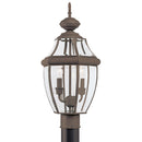 Generation Lighting - 8229-71 - Two Light Outdoor Post Lantern - Lancaster - Antique Bronze