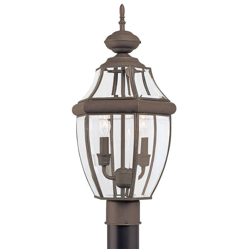 Generation Lighting - 8229-71 - Two Light Outdoor Post Lantern - Lancaster - Antique Bronze