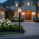 Generation Lighting - 8239-71 - Three Light Outdoor Post Lantern - Lancaster - Antique Bronze